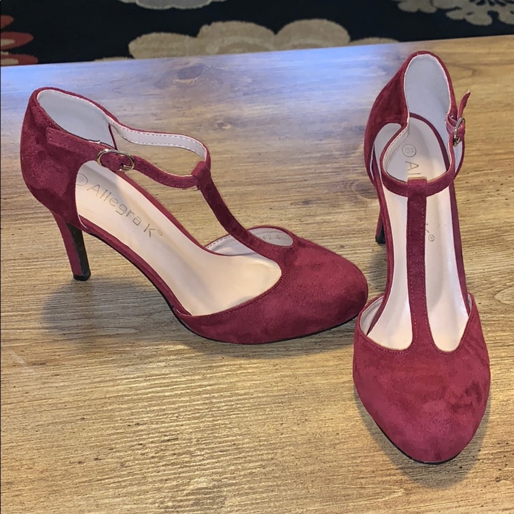 Burgundy Heels
